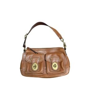 Coach Legacy Turnlock Camel Brown Shoulder Bag